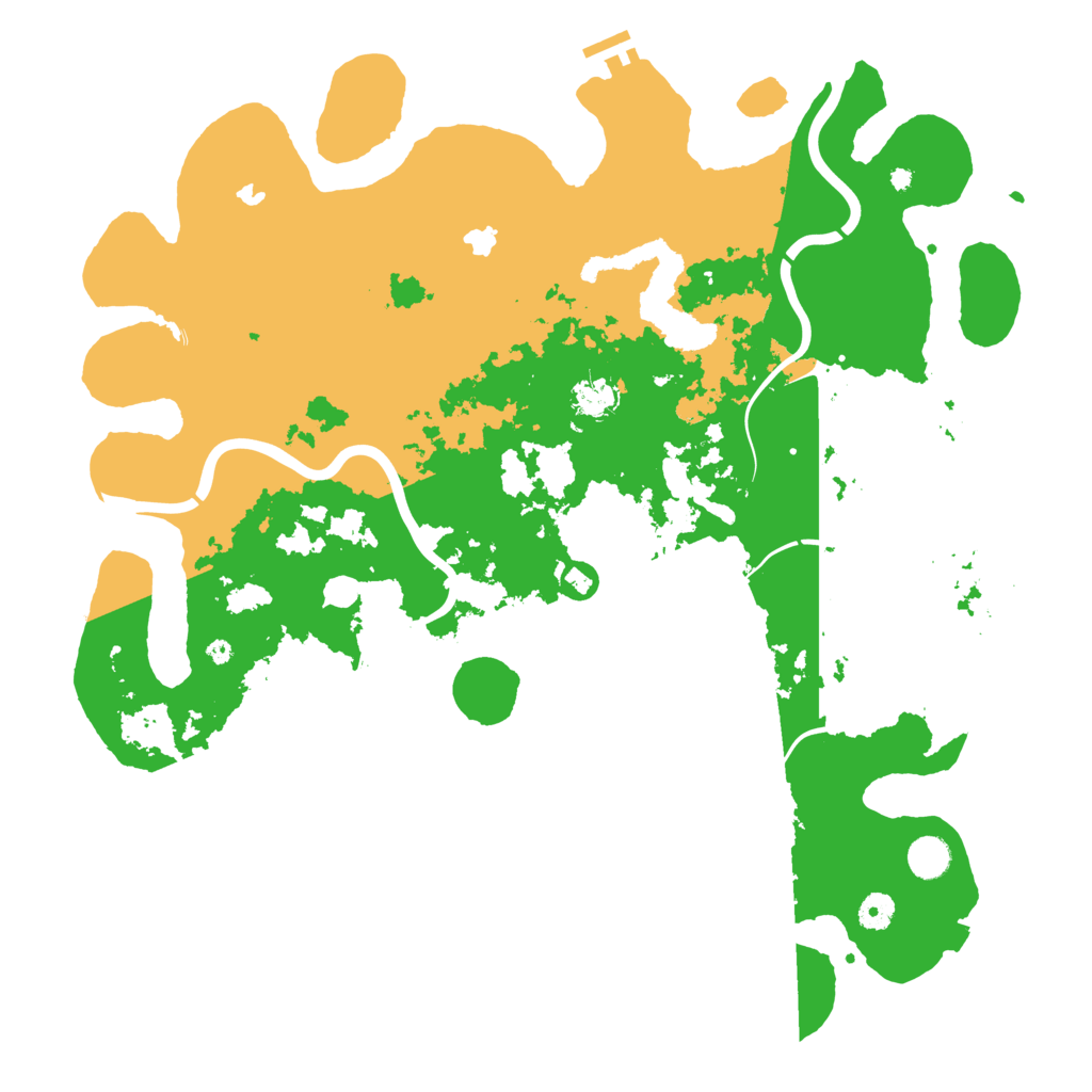 Biome Rust Map: Procedural Map, Size: 4500, Seed: 27852988
