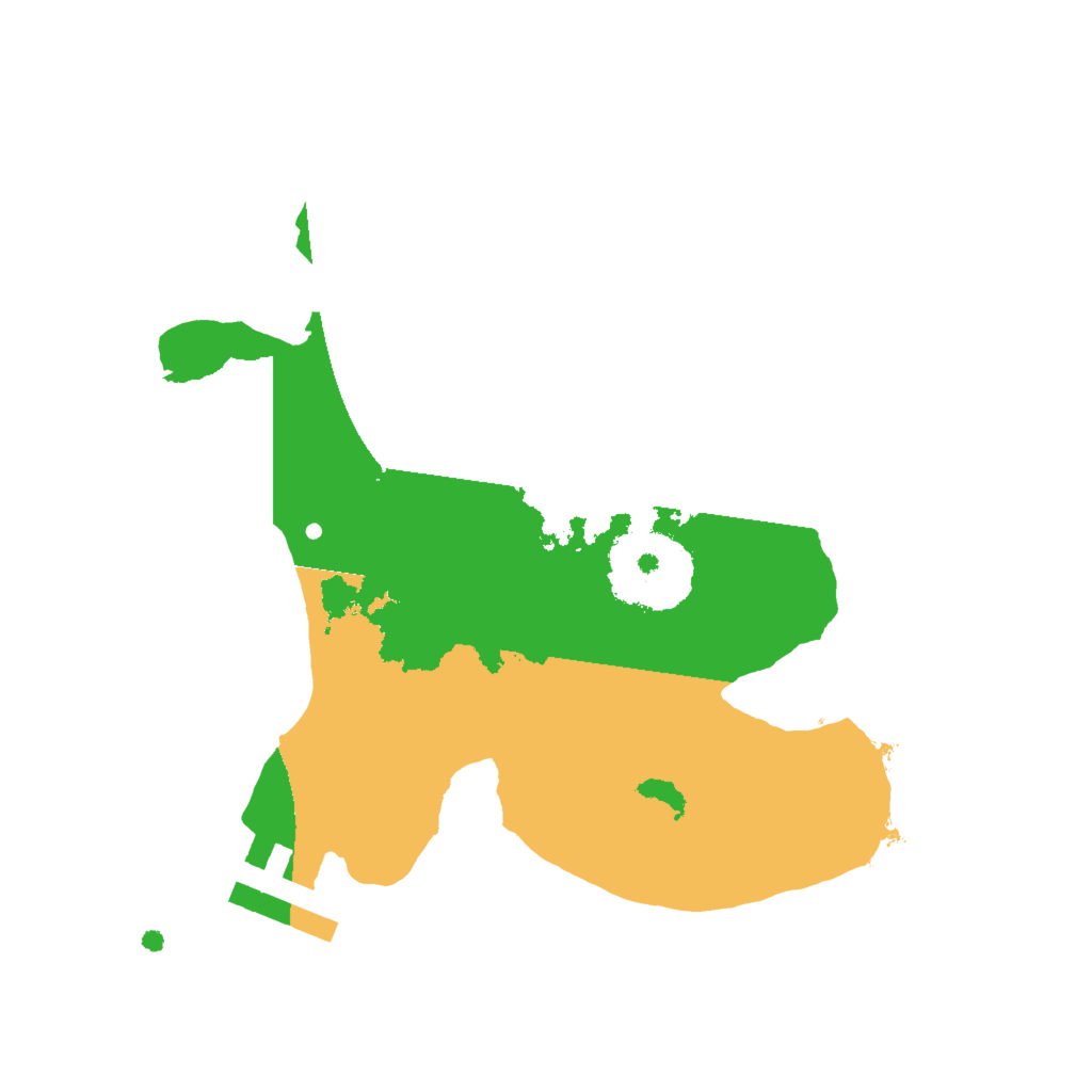 Biome Rust Map: Procedural Map, Size: 2000, Seed: 833146234