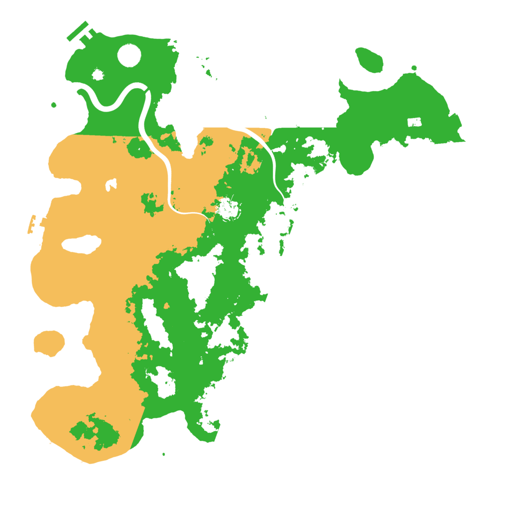 Biome Rust Map: Procedural Map, Size: 4000, Seed: 2273588