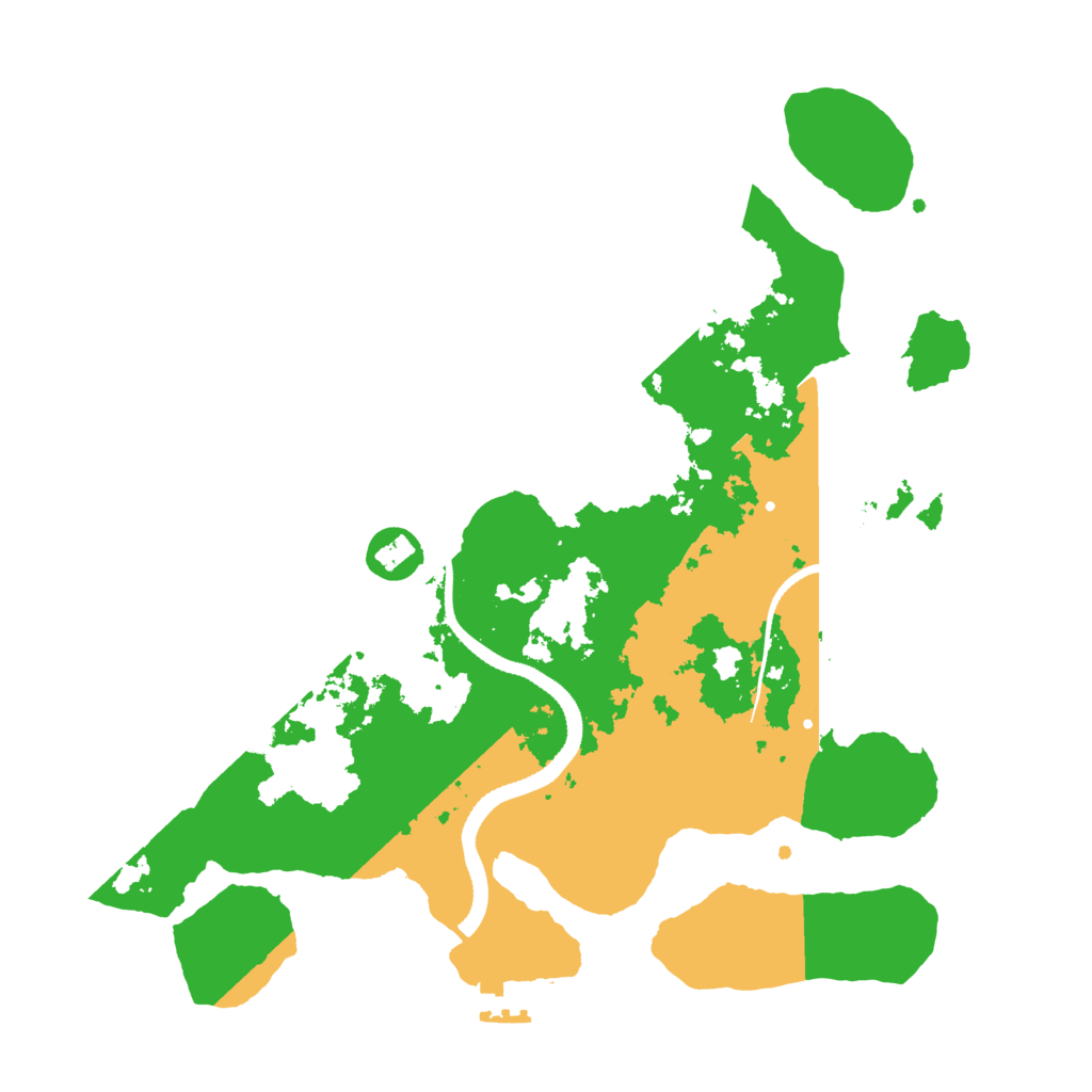 Biome Rust Map: Procedural Map, Size: 3250, Seed: 4547