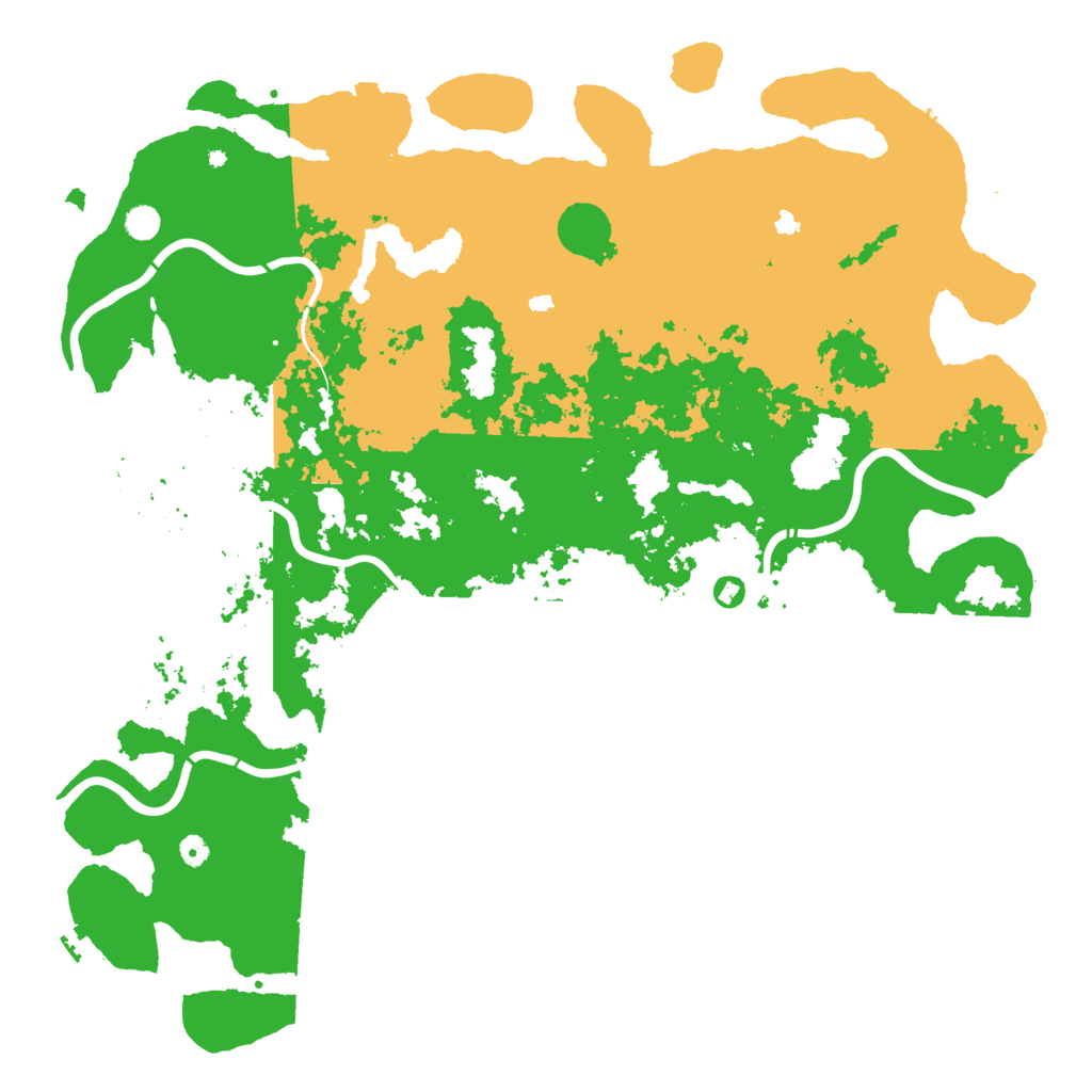 Biome Rust Map: Procedural Map, Size: 5500, Seed: 2019759957
