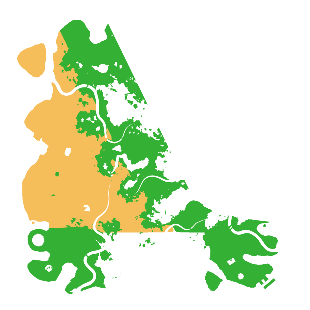 Biome Rust Map: Procedural Map, Size: 4500, Seed: 926259675
