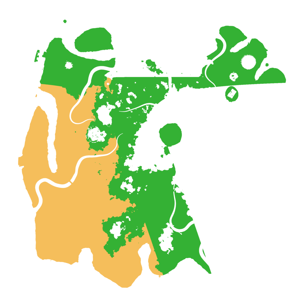 Biome Rust Map: Procedural Map, Size: 3750, Seed: 1451506952