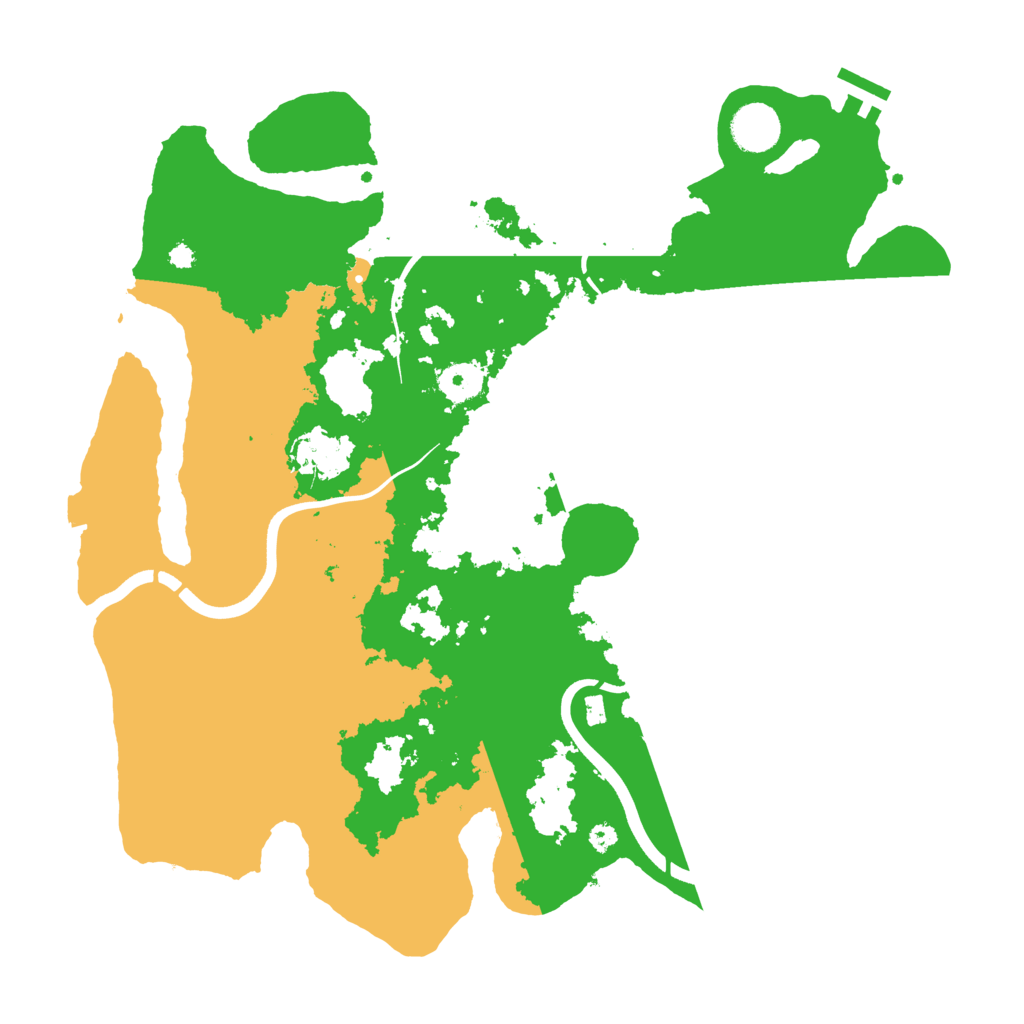 Biome Rust Map: Procedural Map, Size: 3750, Seed: 1451506952