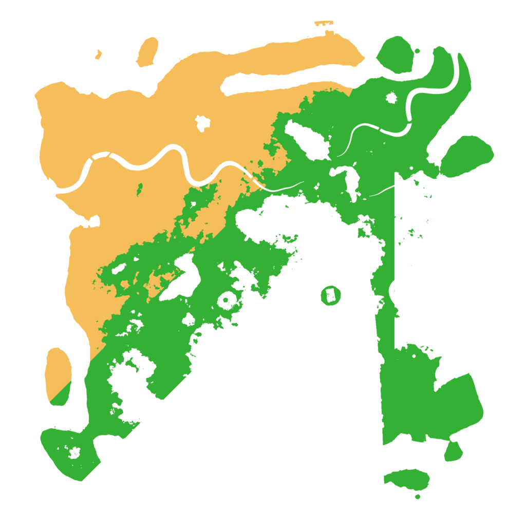 Biome Rust Map: Procedural Map, Size: 4300, Seed: 5522