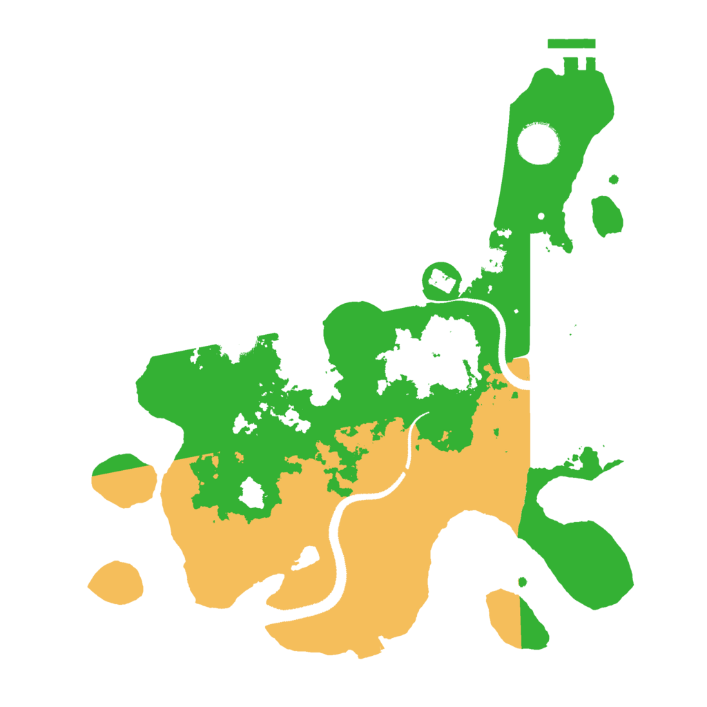 Biome Rust Map: Procedural Map, Size: 3000, Seed: 278145