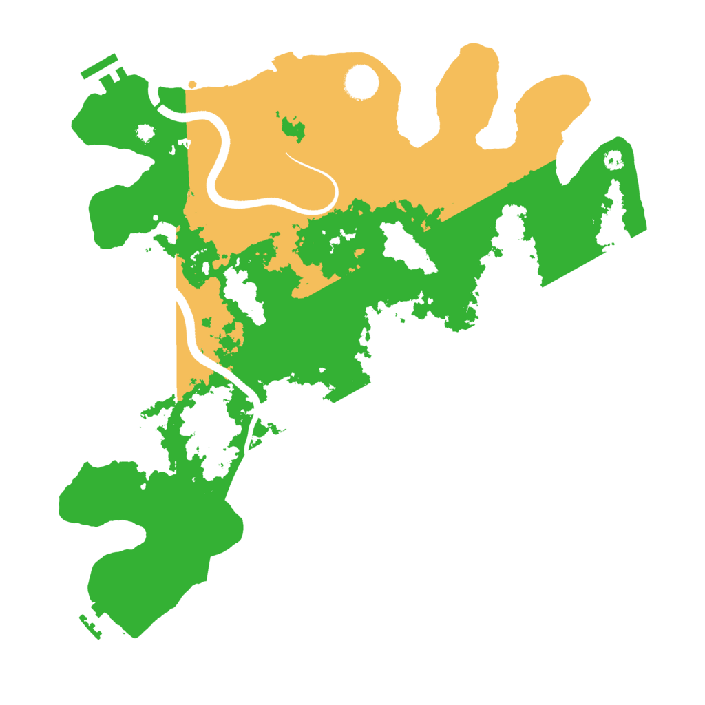 Biome Rust Map: Procedural Map, Size: 3600, Seed: 394920