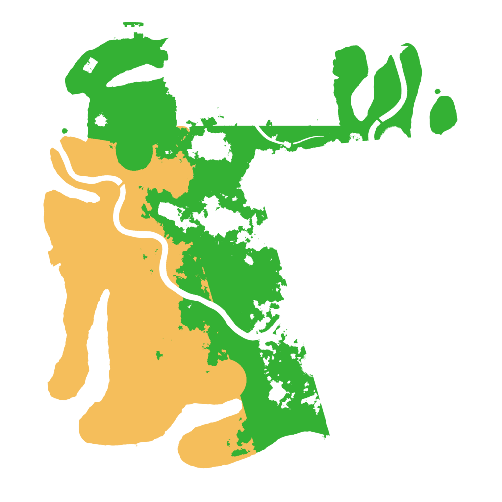 Biome Rust Map: Procedural Map, Size: 3750, Seed: 549431907