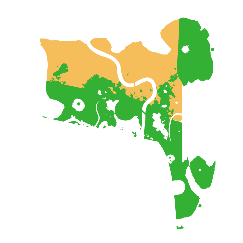 Biome Rust Map: Procedural Map, Size: 3000, Seed: 545381