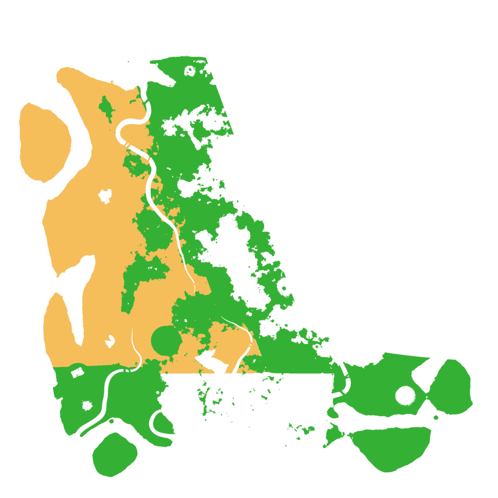 Biome Rust Map: Procedural Map, Size: 4500, Seed: 1135201241