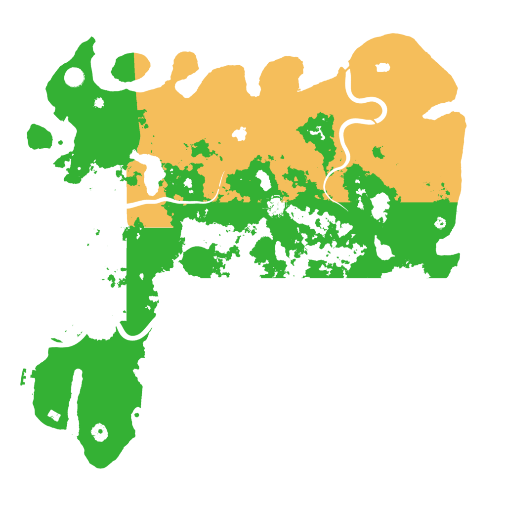 Biome Rust Map: Procedural Map, Size: 4500, Seed: 110787234