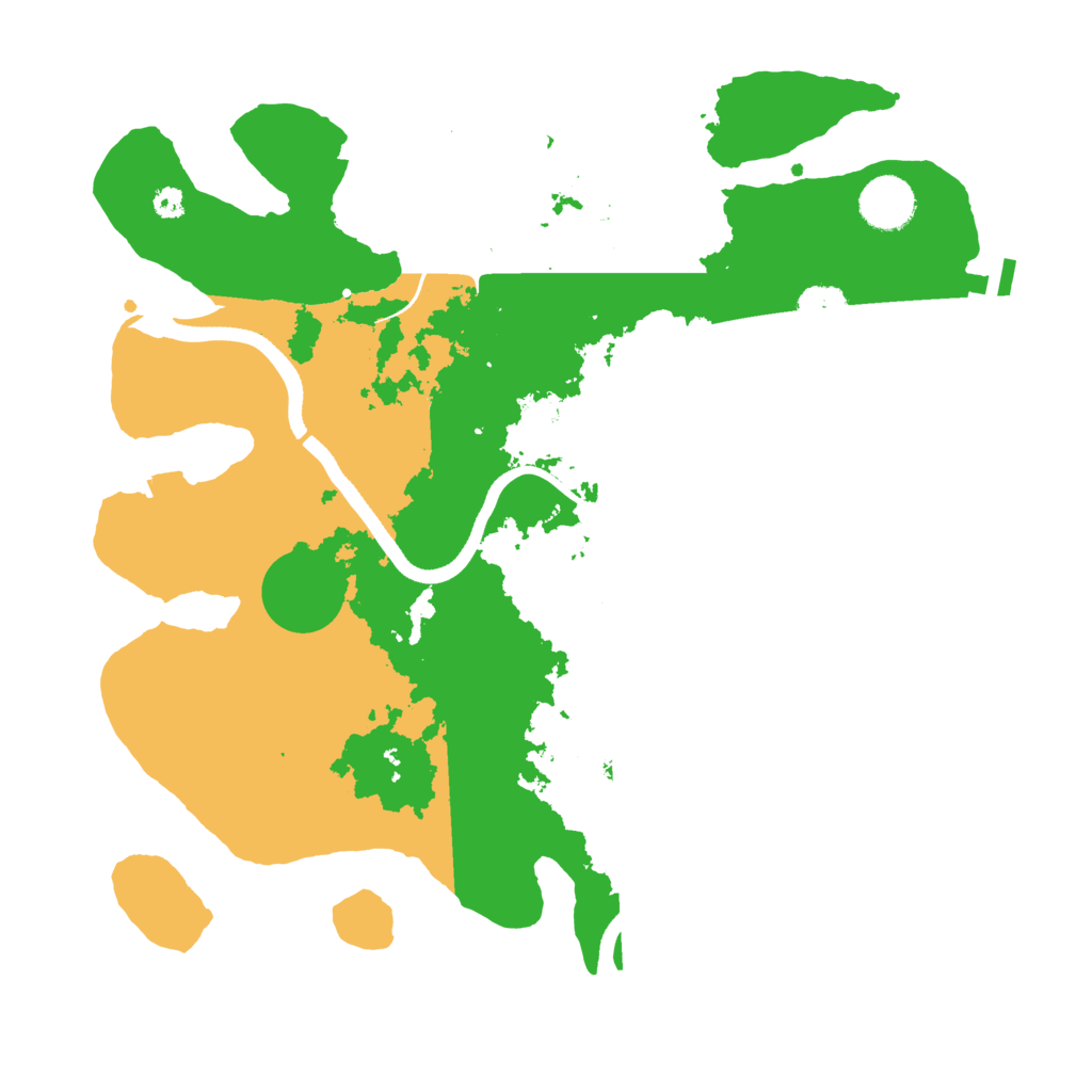 Biome Rust Map: Procedural Map, Size: 3500, Seed: 2003922178