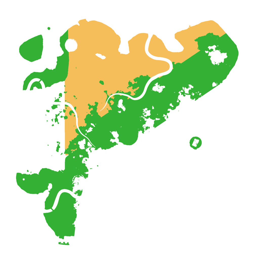 Biome Rust Map: Procedural Map, Size: 3650, Seed: 8569646