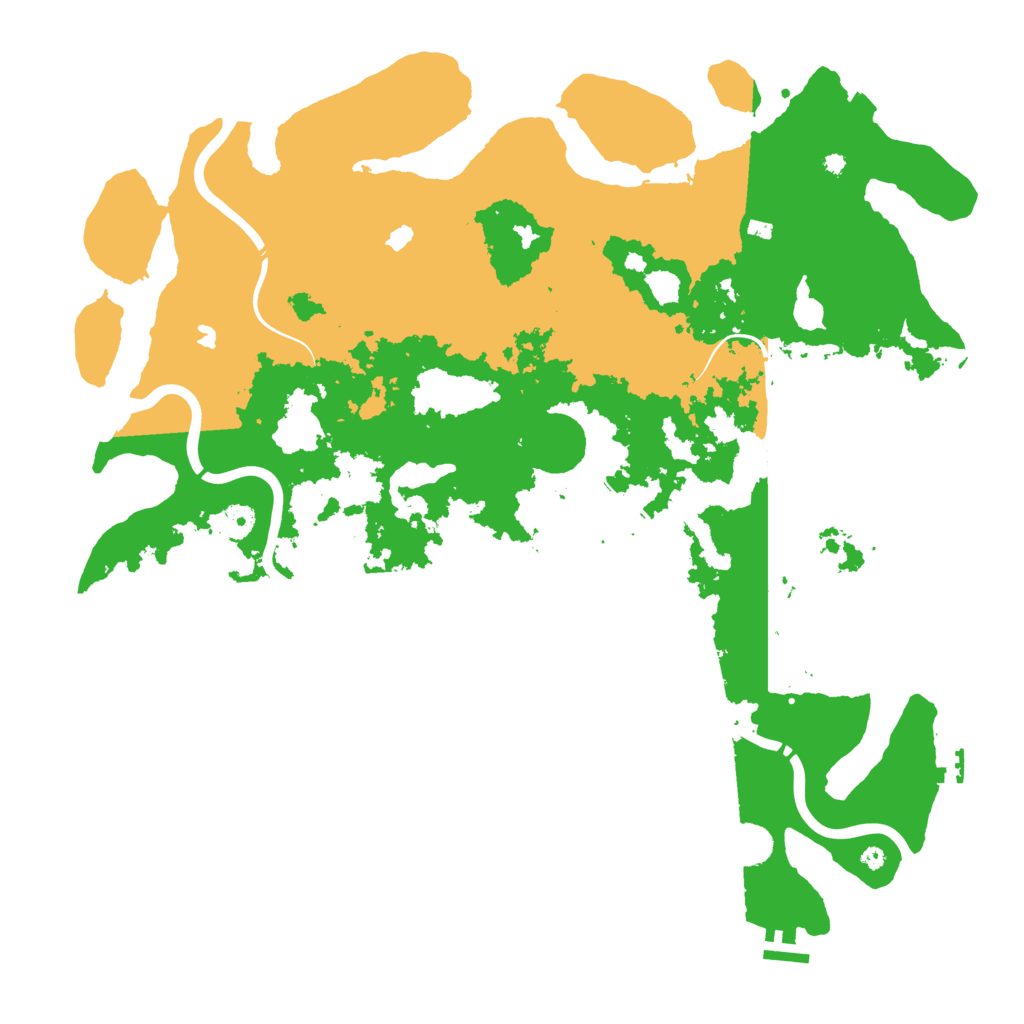 Biome Rust Map: Procedural Map, Size: 4500, Seed: 676643755