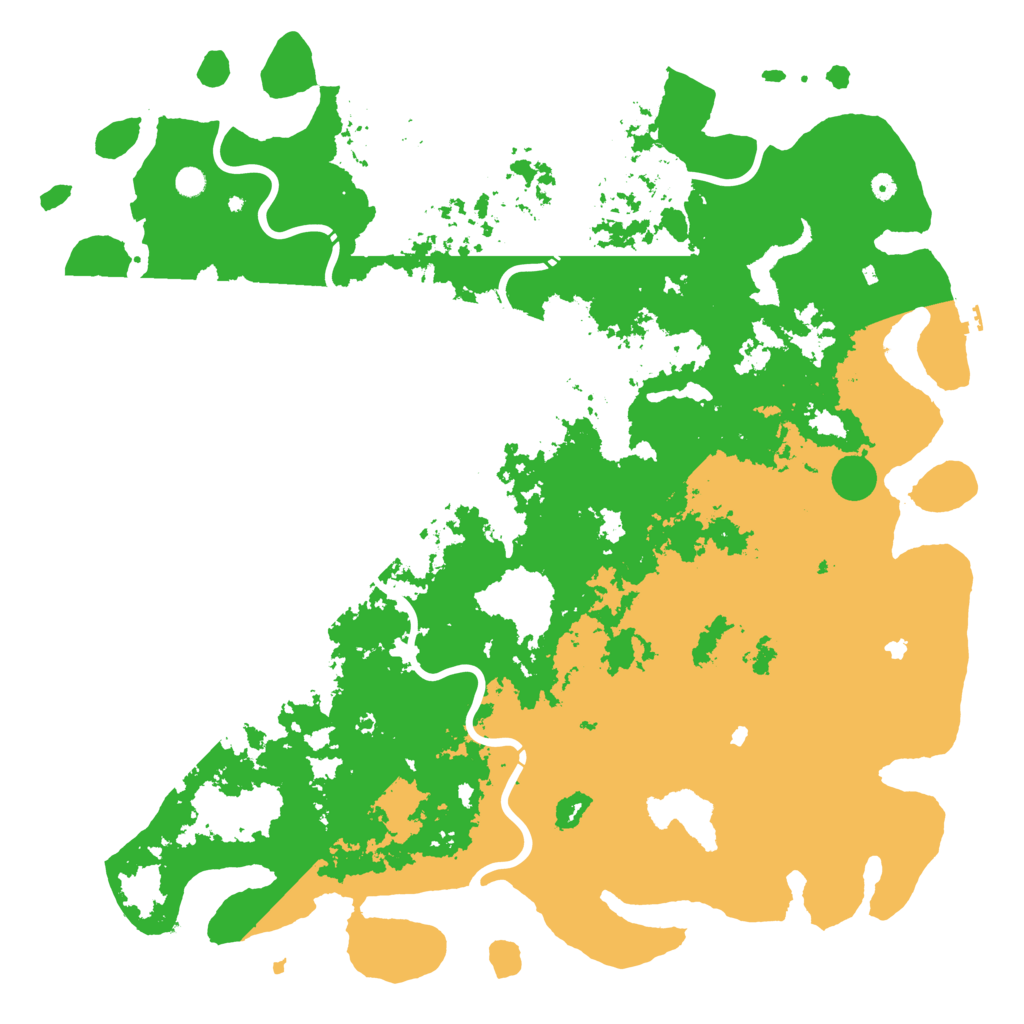 Biome Rust Map: Procedural Map, Size: 6000, Seed: 12232323