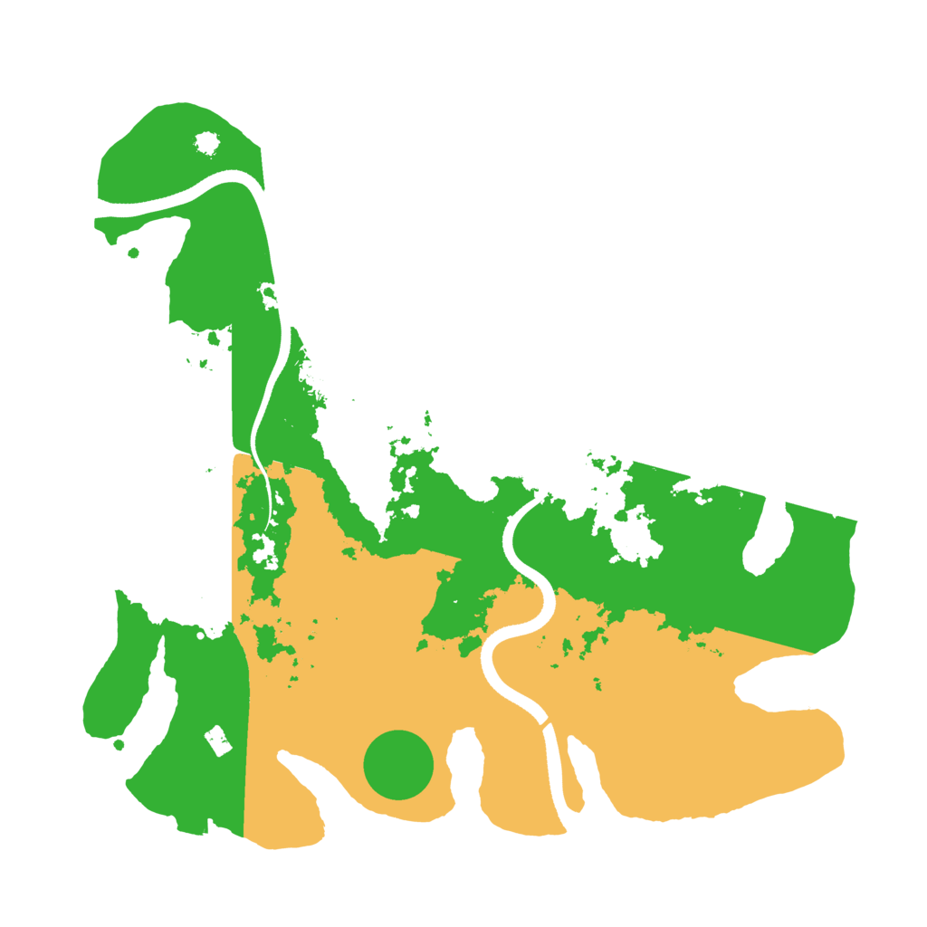 Biome Rust Map: Procedural Map, Size: 3500, Seed: 432890119