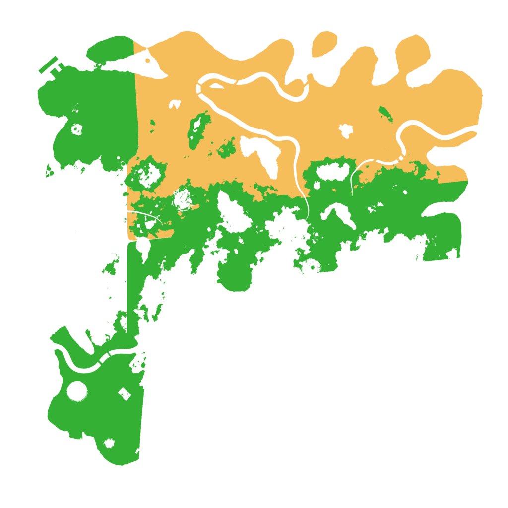 Biome Rust Map: Procedural Map, Size: 4500, Seed: 196070325