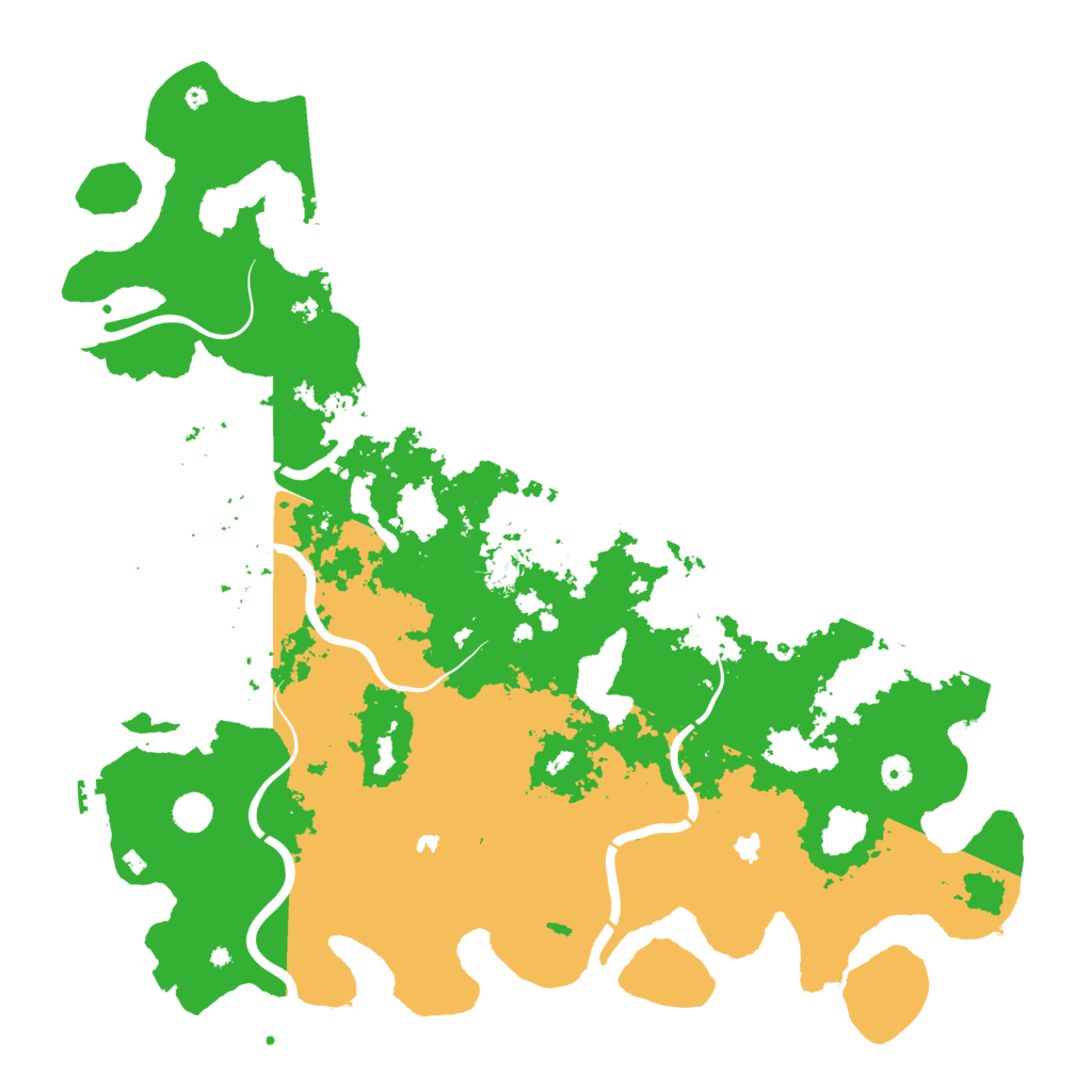 Biome Rust Map: Procedural Map, Size: 5000, Seed: 134336871