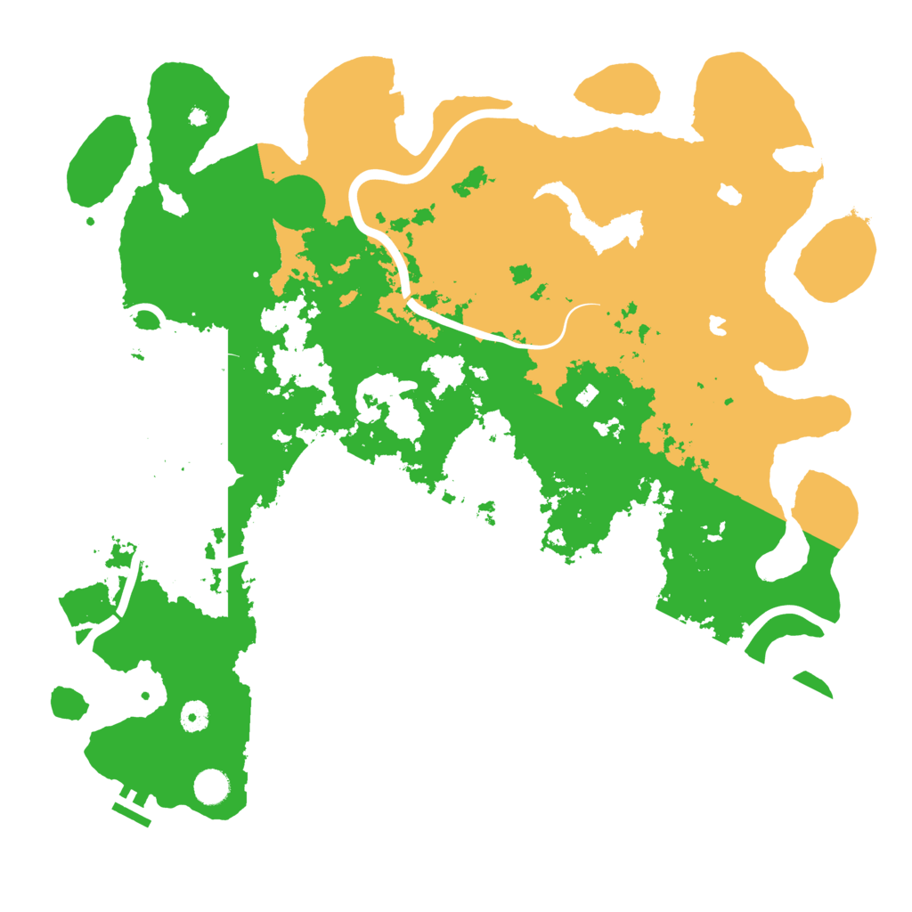Biome Rust Map: Procedural Map, Size: 4500, Seed: 319111307