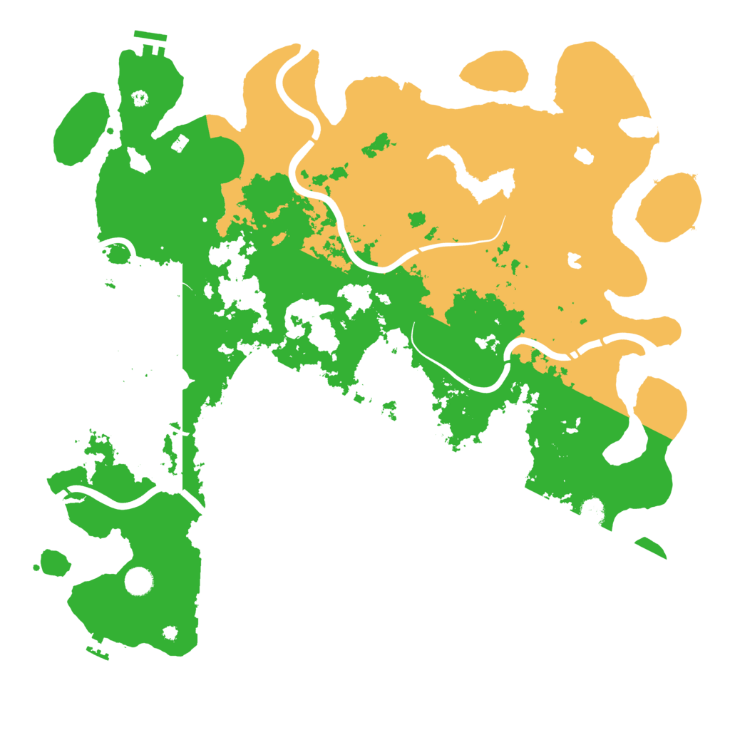 Biome Rust Map: Procedural Map, Size: 4500, Seed: 319111307