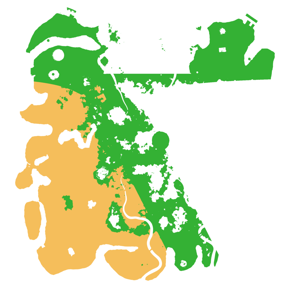Biome Rust Map: Procedural Map, Size: 4500, Seed: 995837093
