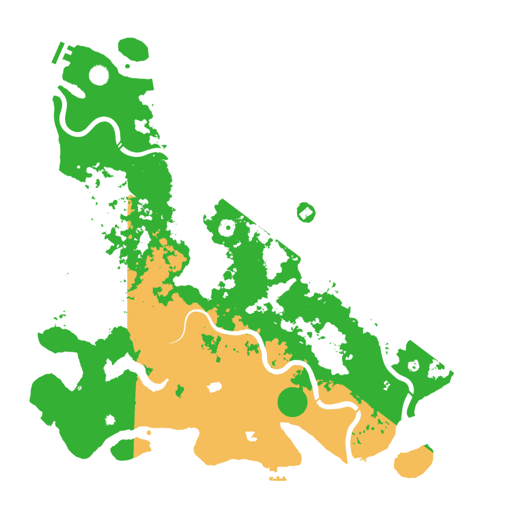 Biome Rust Map: Procedural Map, Size: 4500, Seed: 42425111