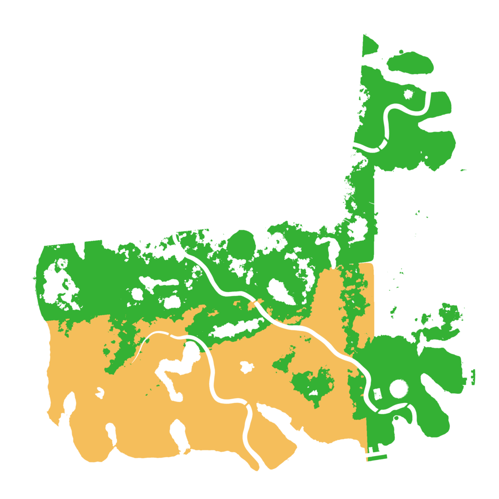 Biome Rust Map: Procedural Map, Size: 4800, Seed: 1720984175
