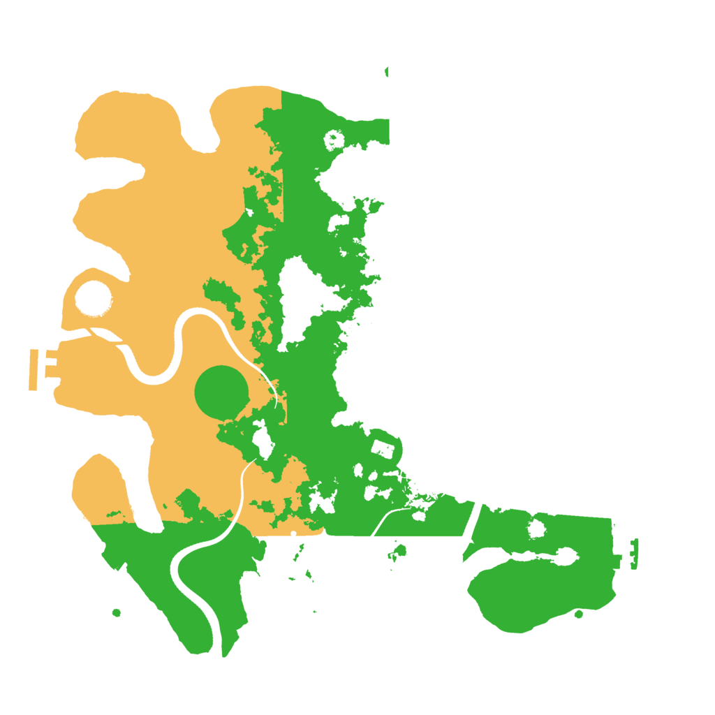 Biome Rust Map: Procedural Map, Size: 3500, Seed: 1396377048