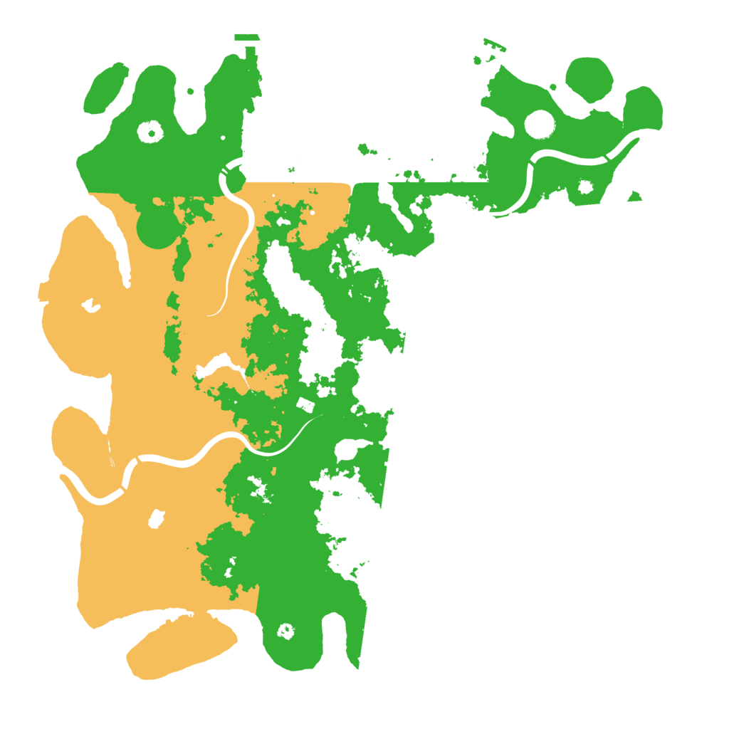 Biome Rust Map: Procedural Map, Size: 4500, Seed: 1888729950