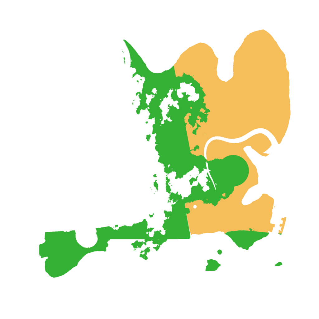 Biome Rust Map: Procedural Map, Size: 2700, Seed: 492186