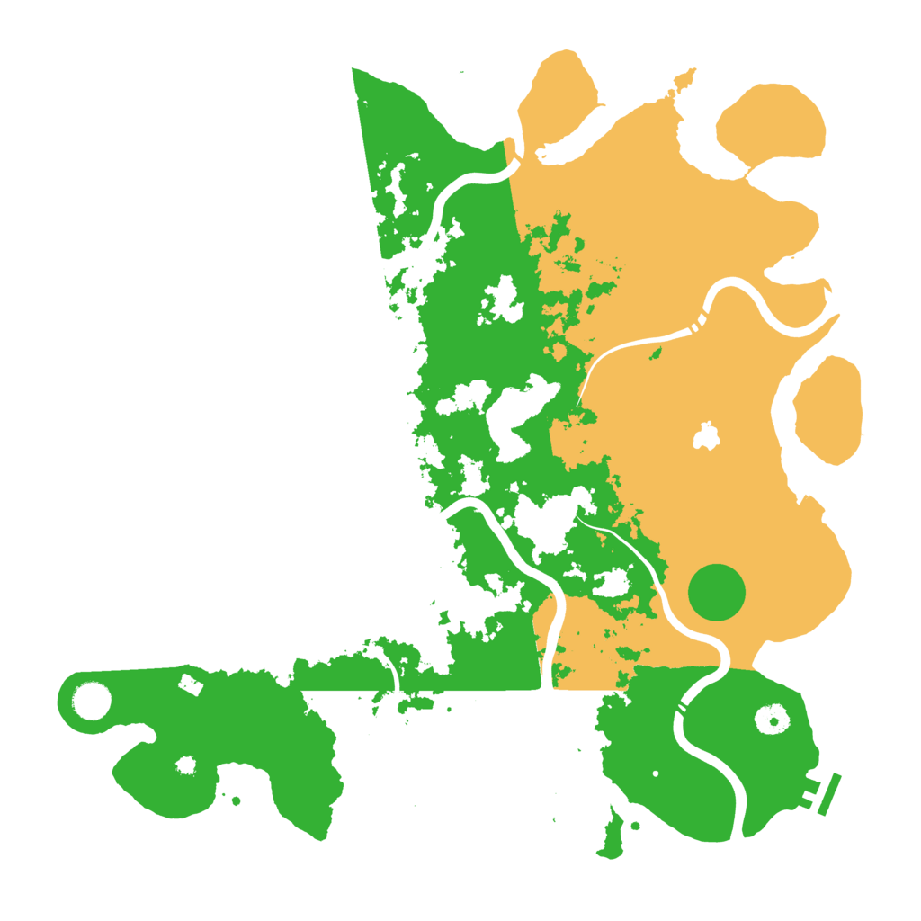 Biome Rust Map: Procedural Map, Size: 4250, Seed: 1539127468