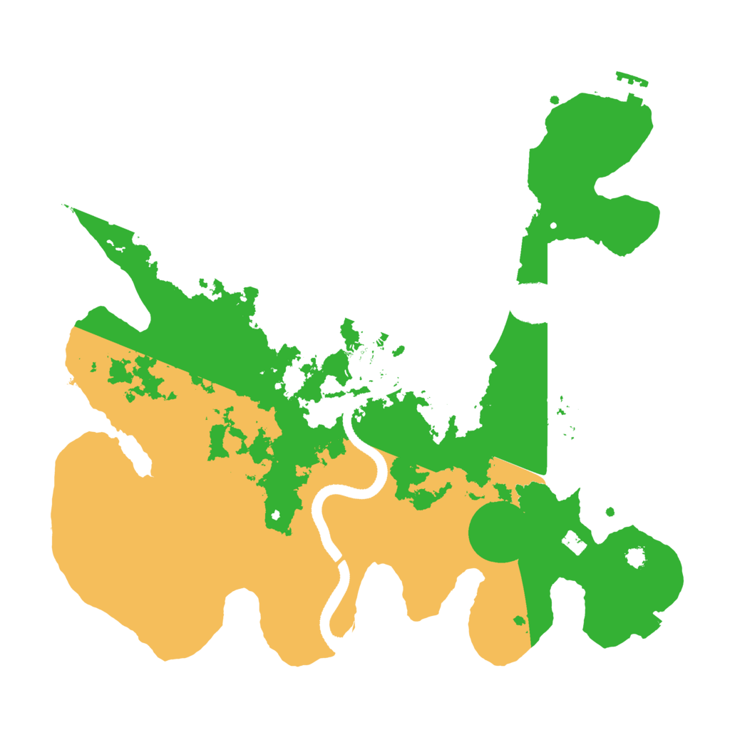 Biome Rust Map: Procedural Map, Size: 3300, Seed: 1447193734