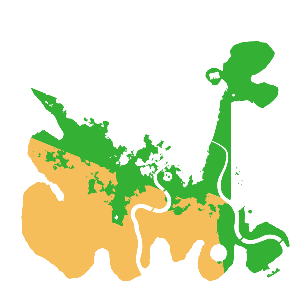 Biome Rust Map: Procedural Map, Size: 3300, Seed: 1447193734