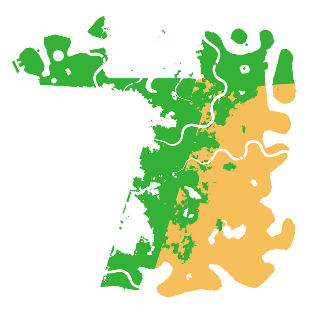 Biome Rust Map: Procedural Map, Size: 5000, Seed: 29454