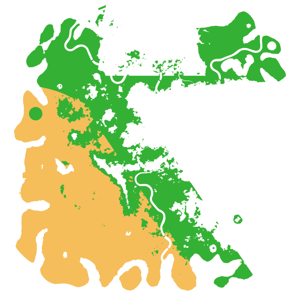 Biome Rust Map: Procedural Map, Size: 6000, Seed: 7211337