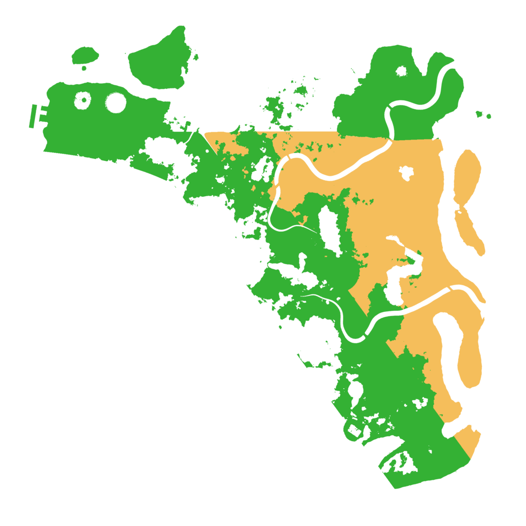 Biome Rust Map: Procedural Map, Size: 4500, Seed: 709717730