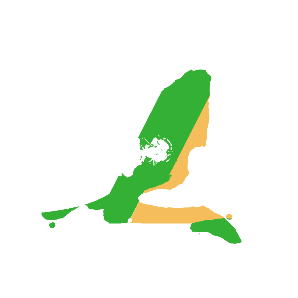 Biome Rust Map: Procedural Map, Size: 2000, Seed: 498918521