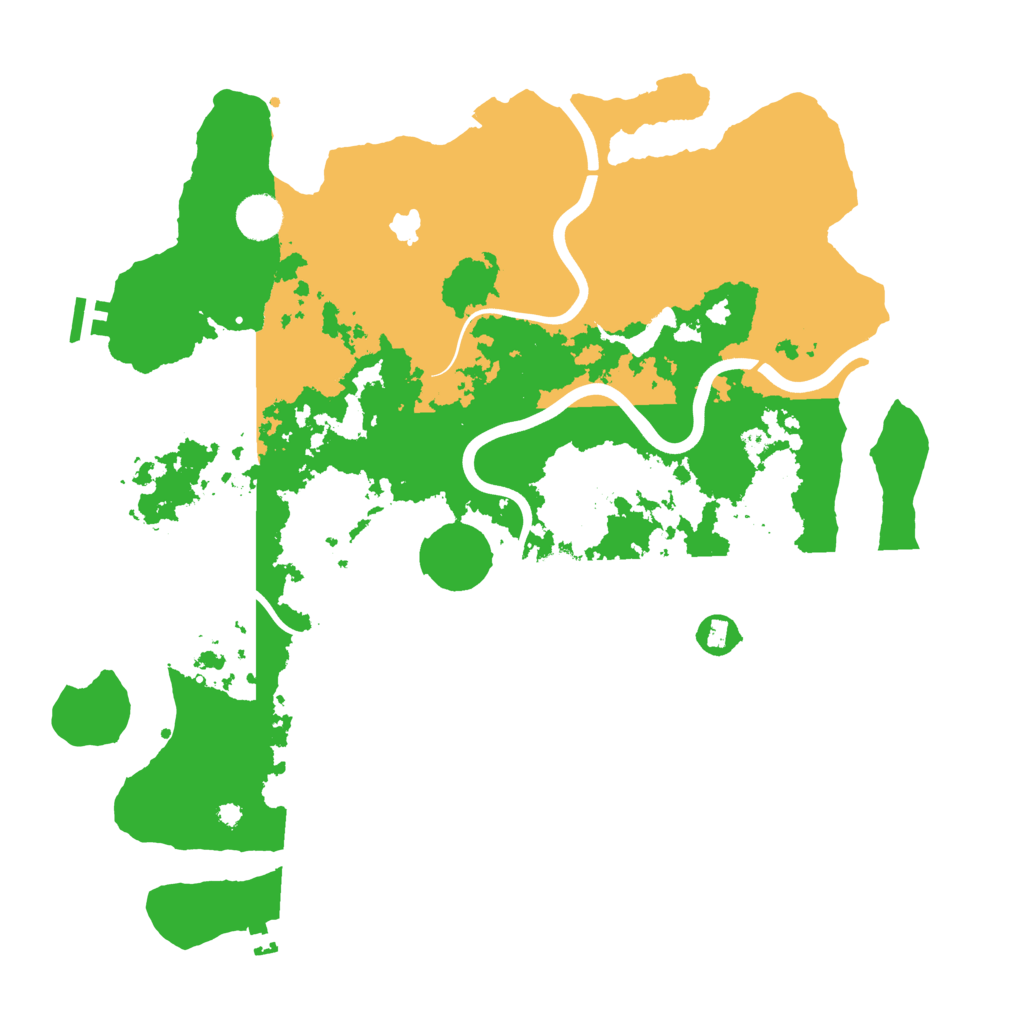 Biome Rust Map: Procedural Map, Size: 4000, Seed: 145983650