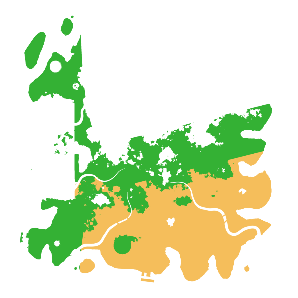 Biome Rust Map: Procedural Map, Size: 4500, Seed: 1370239363