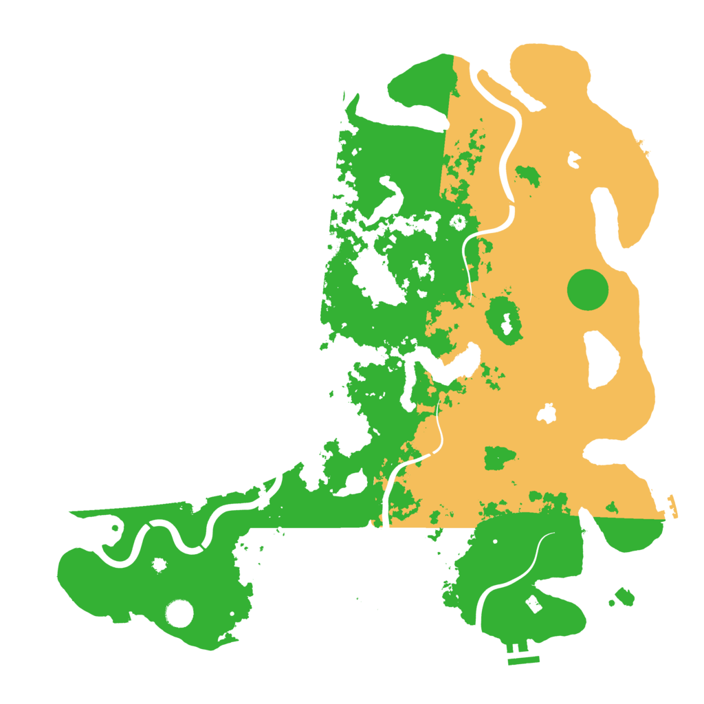 Biome Rust Map: Procedural Map, Size: 4500, Seed: 1127419830