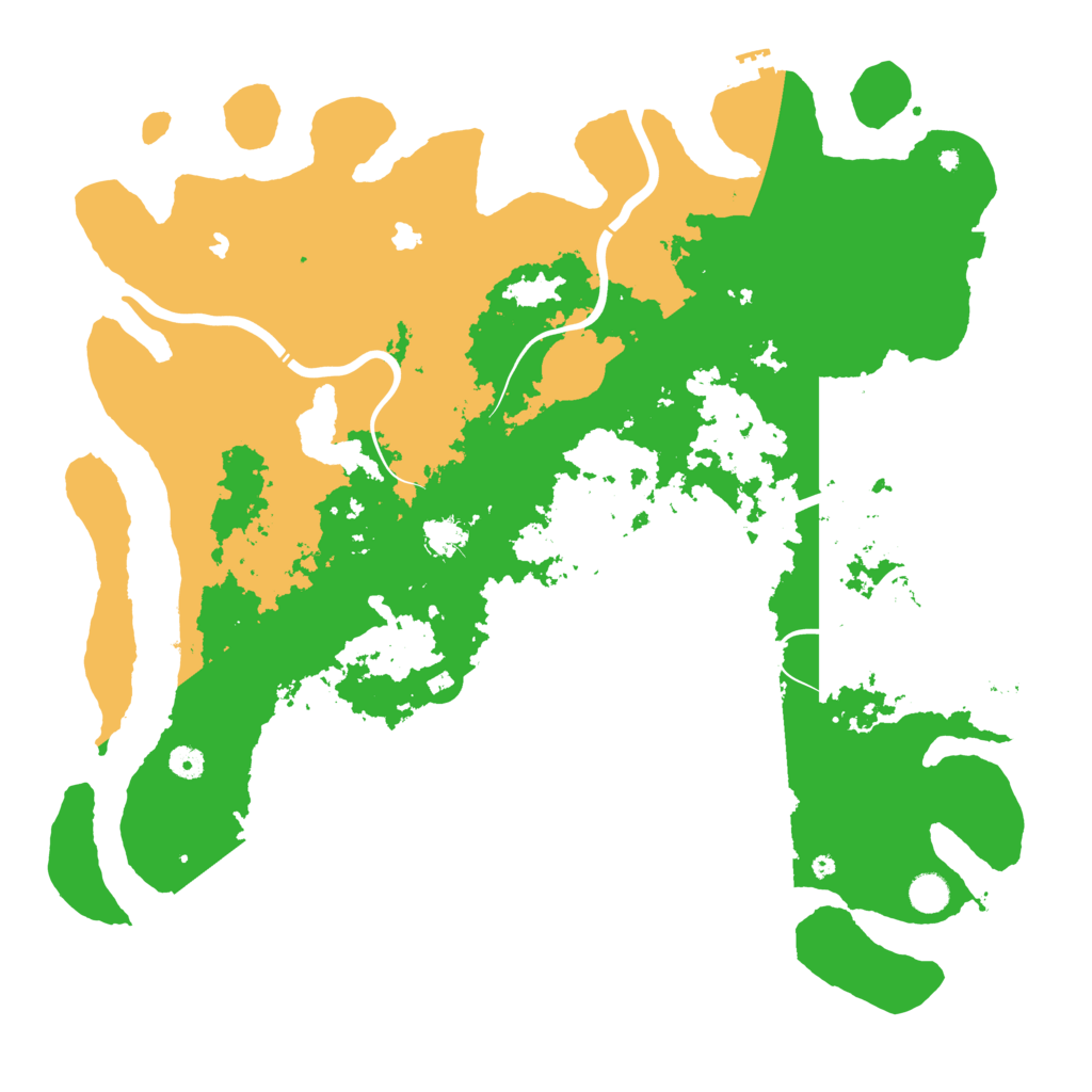 Biome Rust Map: Procedural Map, Size: 4800, Seed: 754015235