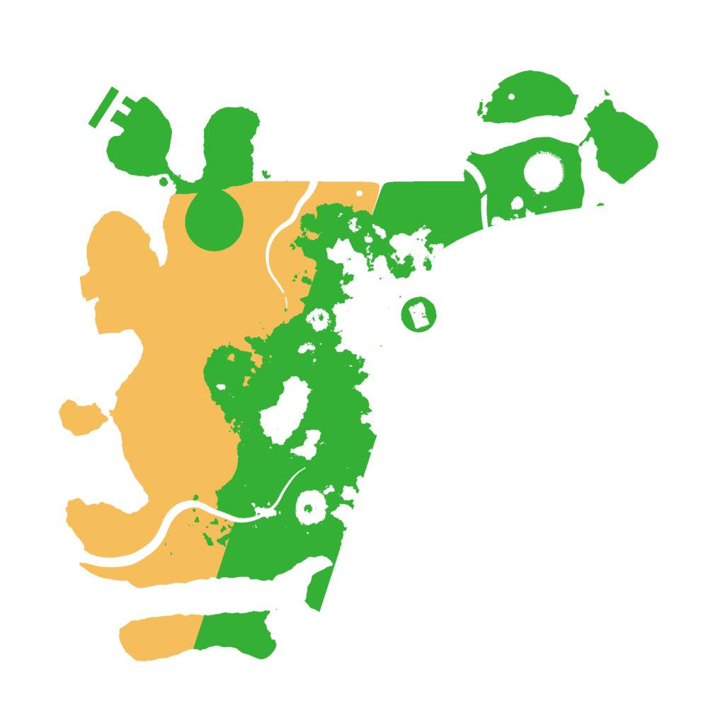 Biome Rust Map: Procedural Map, Size: 3300, Seed: 1172435611