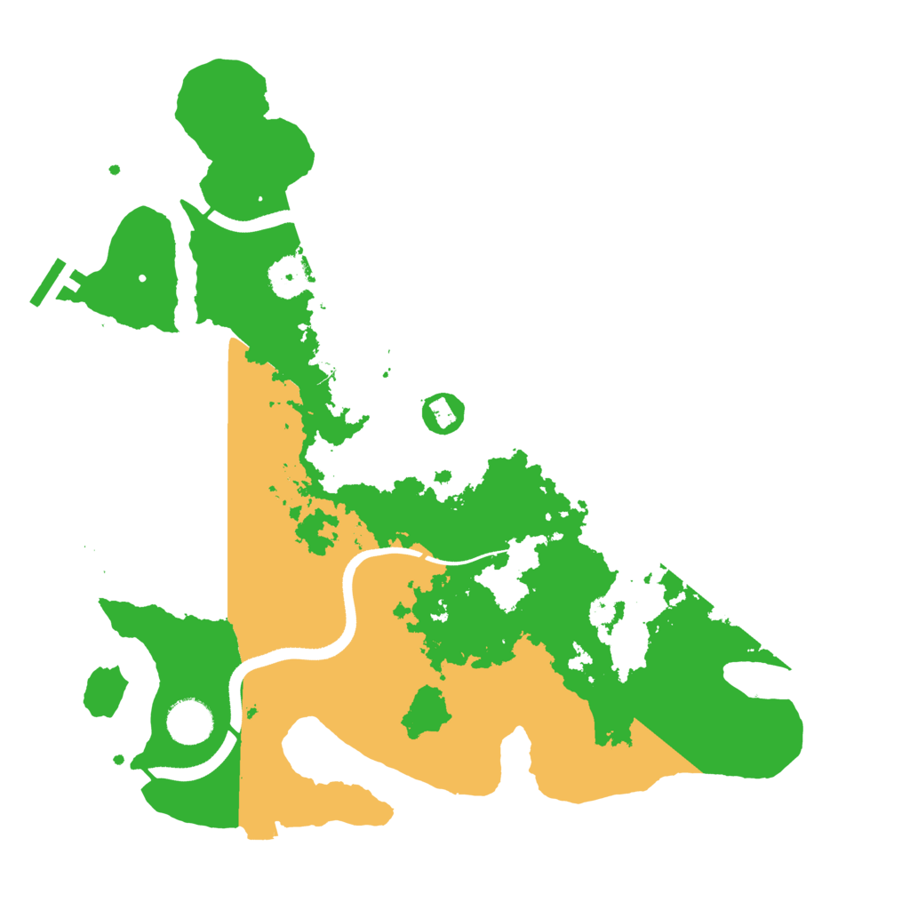 Biome Rust Map: Procedural Map, Size: 3500, Seed: 1115273586