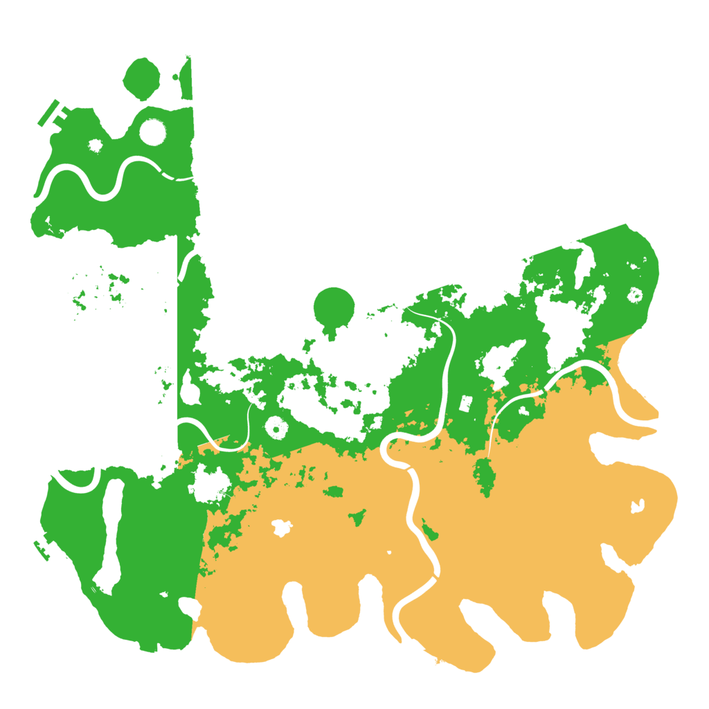 Biome Rust Map: Procedural Map, Size: 4700, Seed: 103762498
