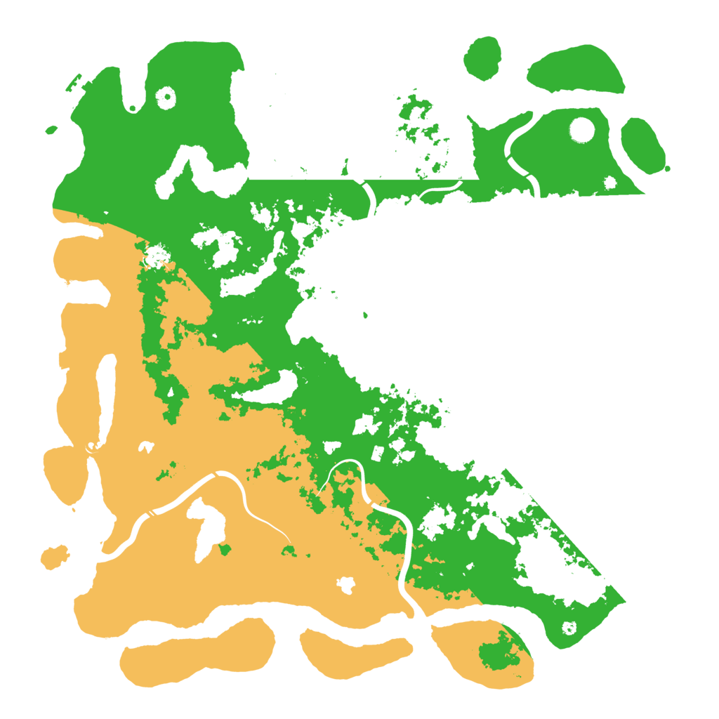 Biome Rust Map: Procedural Map, Size: 5000, Seed: 1221238234