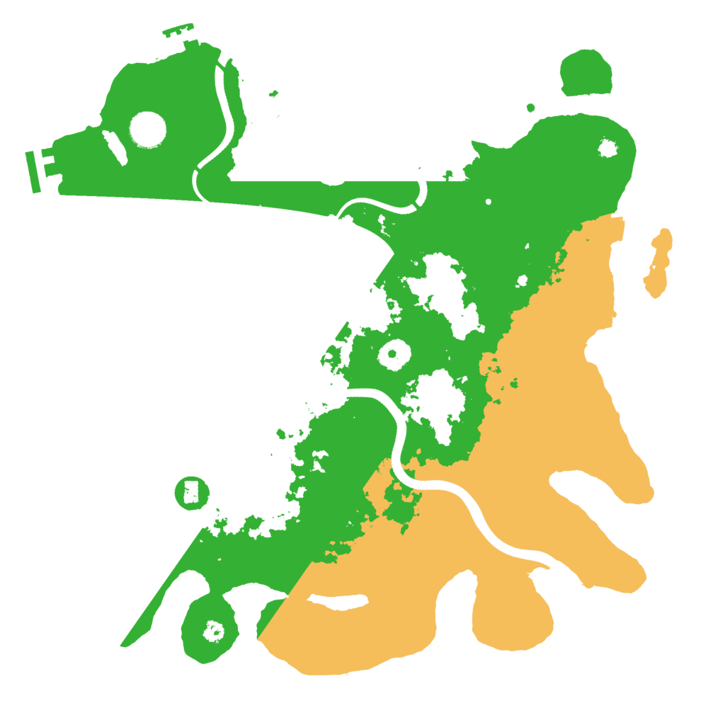 Biome Rust Map: Procedural Map, Size: 3500, Seed: 1312689801