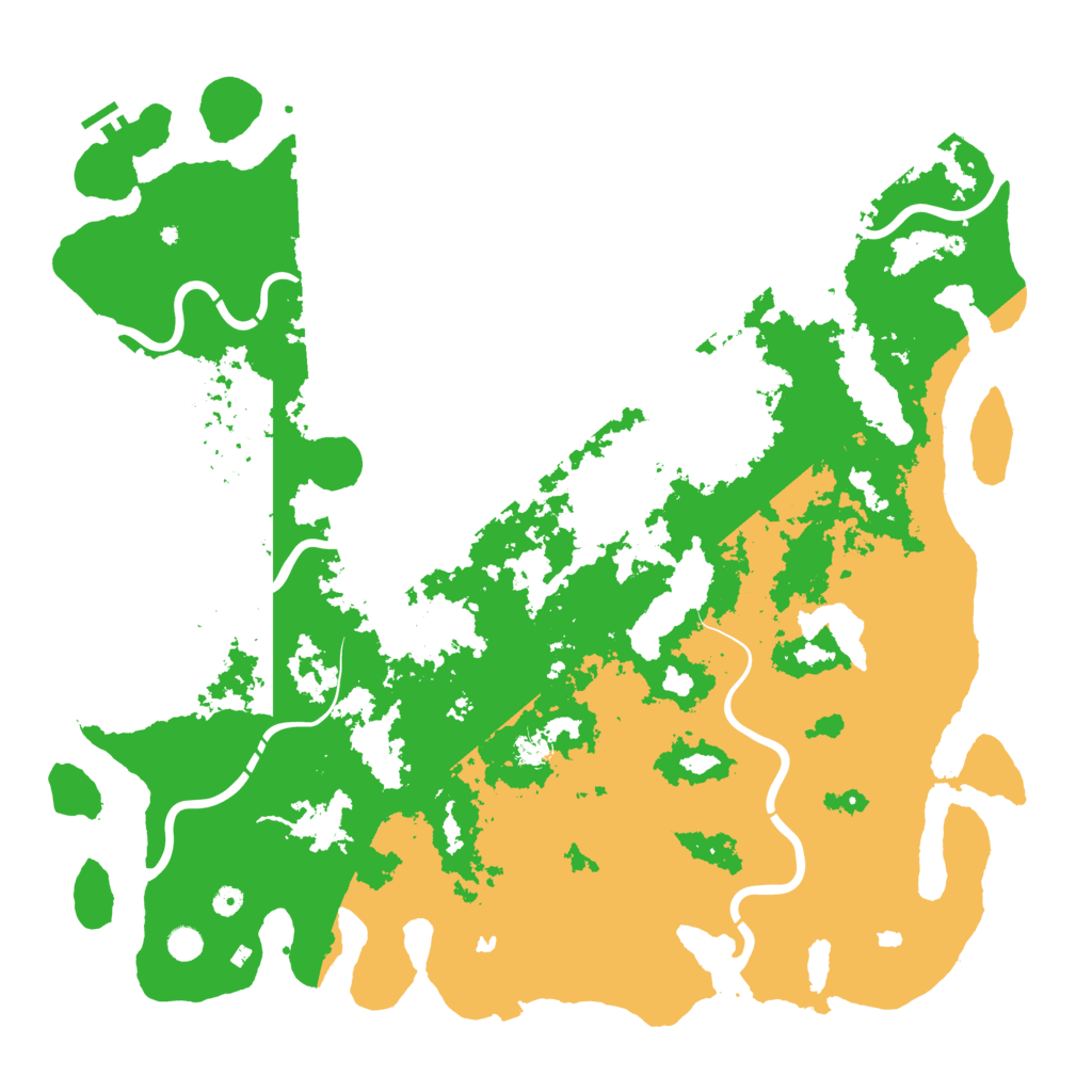 Biome Rust Map: Procedural Map, Size: 5500, Seed: 5554883
