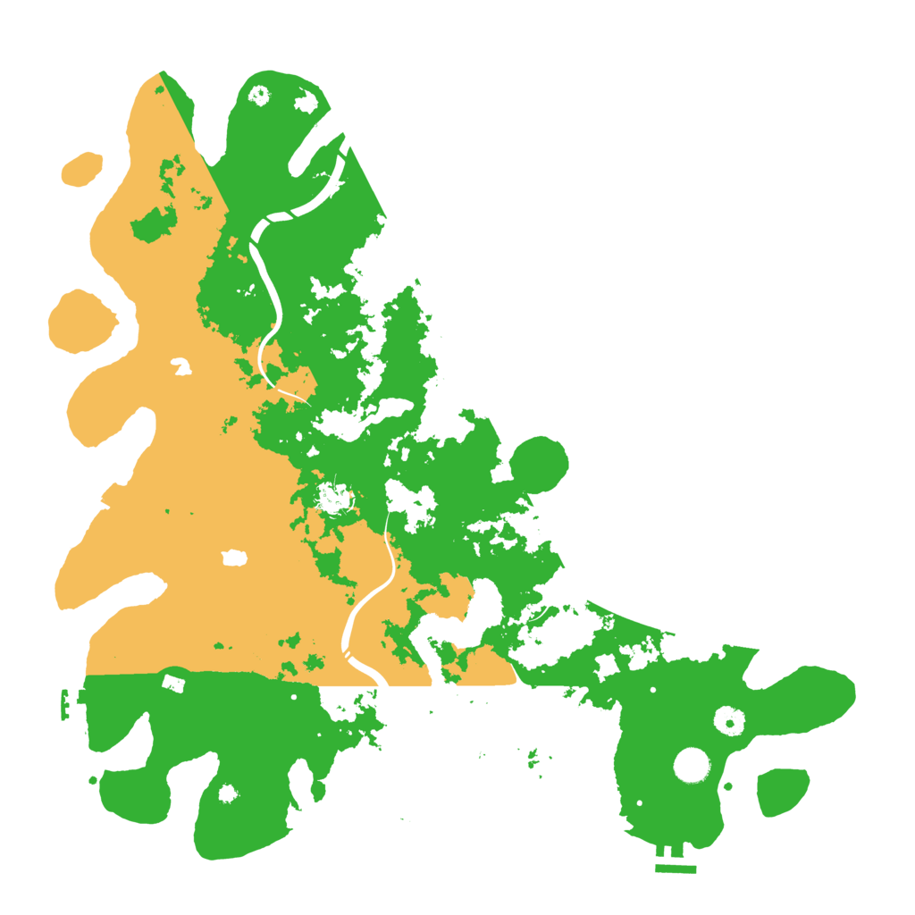 Biome Rust Map: Procedural Map, Size: 4500, Seed: 207836161