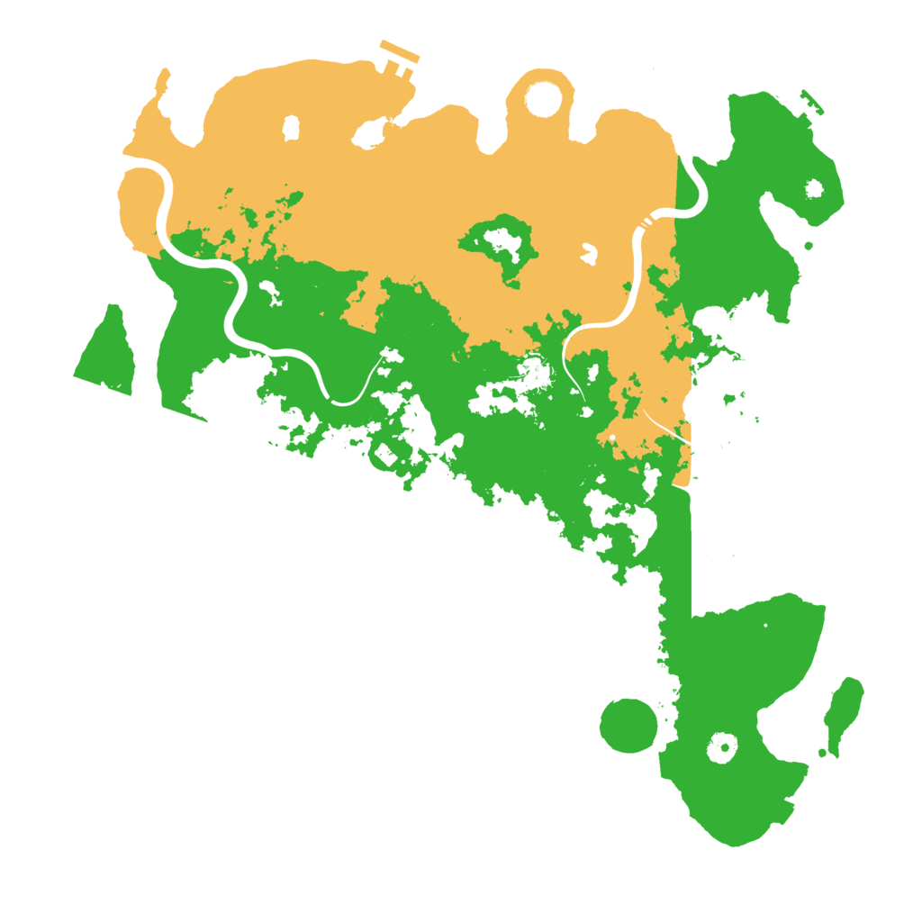 Biome Rust Map: Procedural Map, Size: 4500, Seed: 146727065