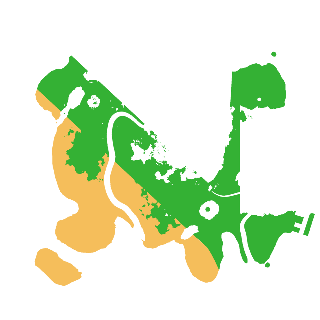 Biome Rust Map: Procedural Map, Size: 2600, Seed: 1632137810